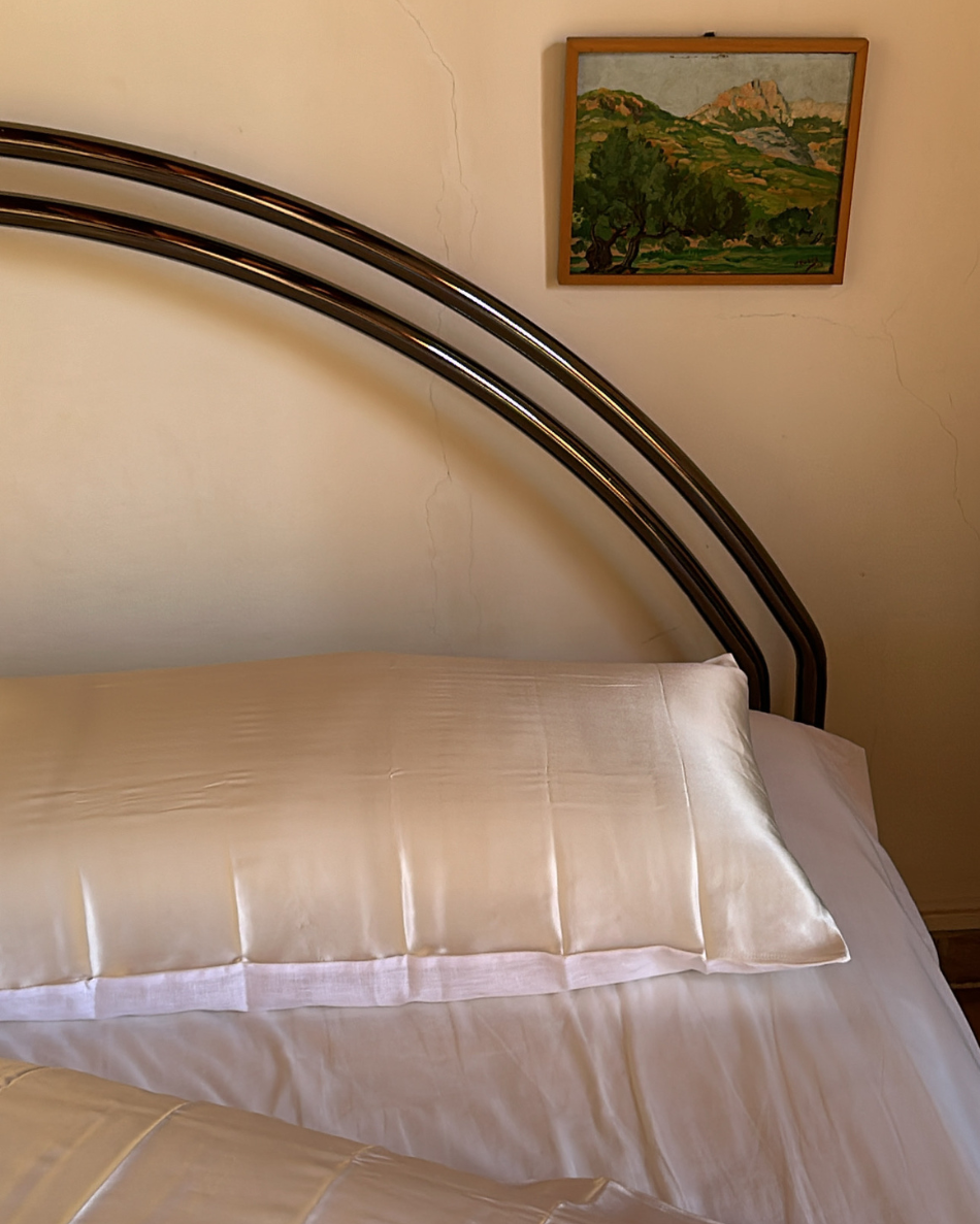 Ivory Hair Protect Pillowcase