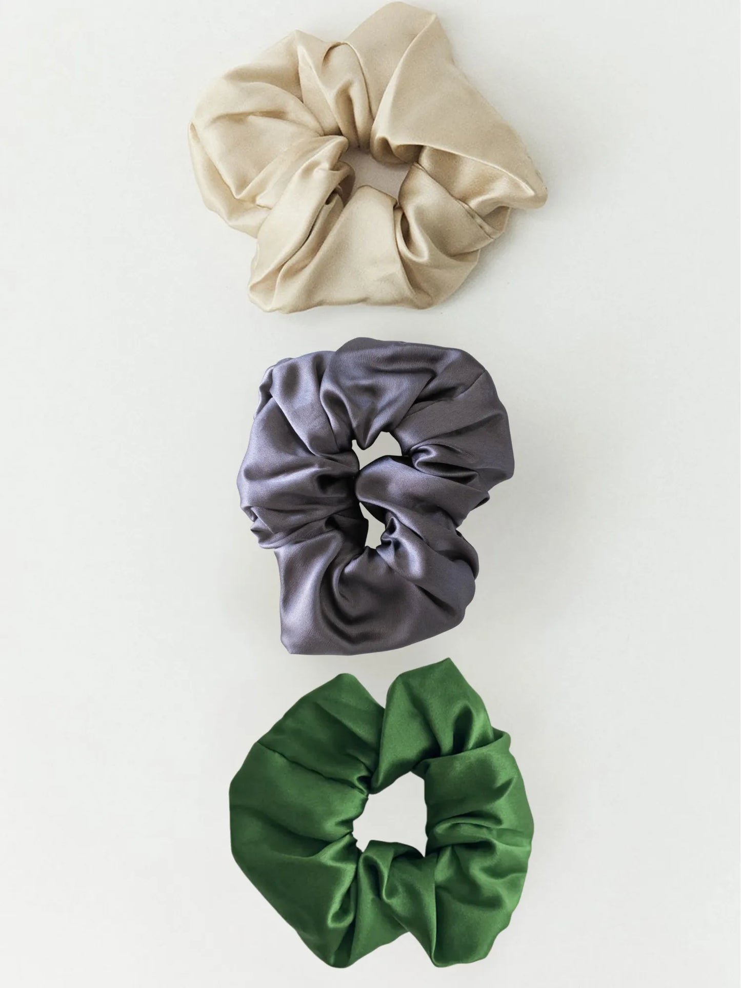 Silk Scrunchie Pack Of 3