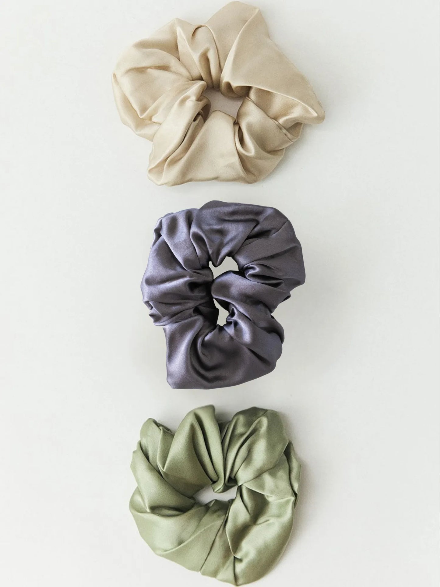Silk Scrunchie Pack Of 3
