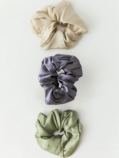 Silk Scrunchie Pack Of 3